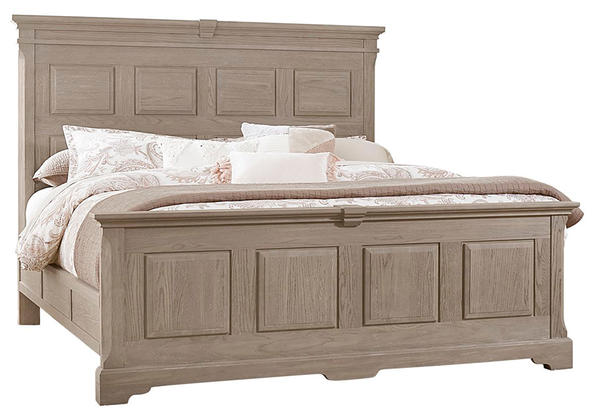 MANSION BED WITH OPTIONAL DECORATIVE SIDE RAILS