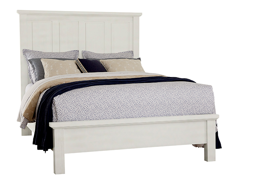 Mansion Bed with Low Profile Footboard 