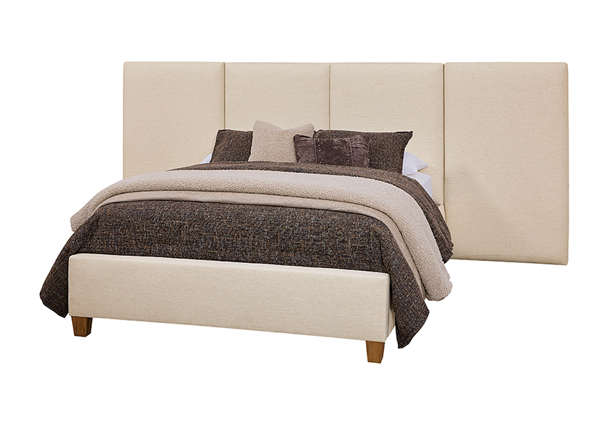 UPHOLSTEREDWALL BED-IVORY CREAM 