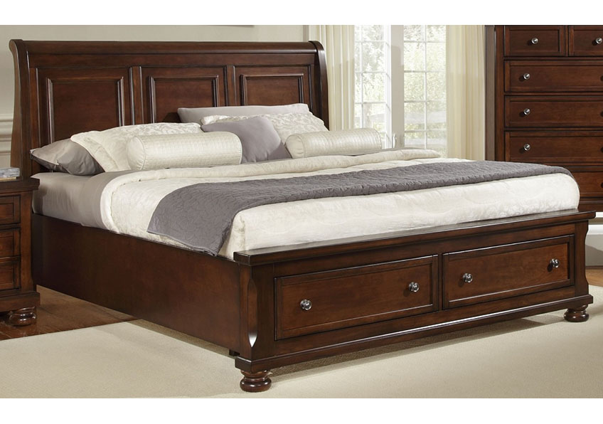 Sleigh Storage Bed