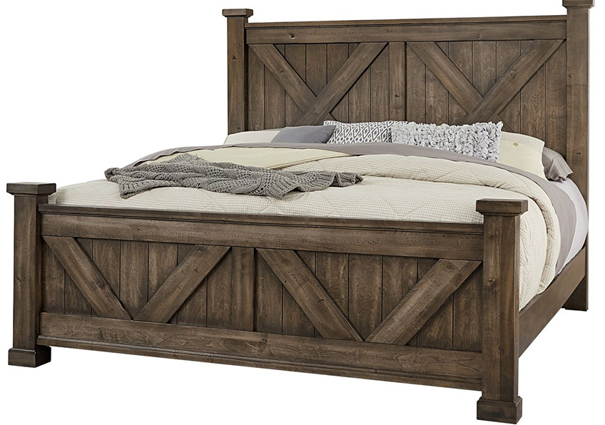 X Bed with X footboard