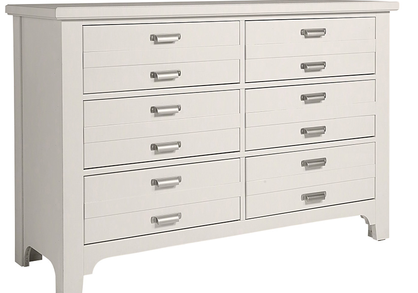 DOUBLE DRESSER - 6 DRAWER