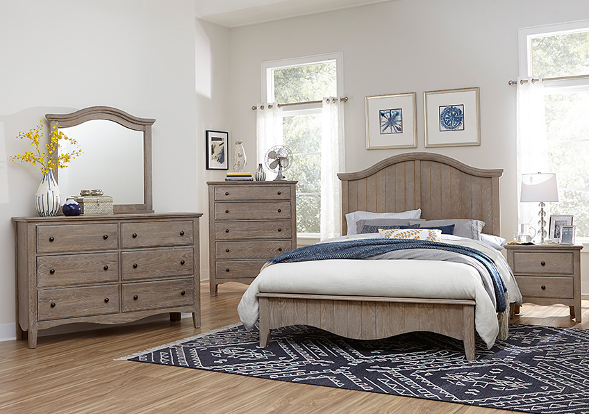Vaughan Bassett Furniture Value Priced Veneer Bedroom Furniture