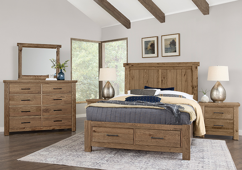AMERICAN DOVETAIL STORAGE BED 