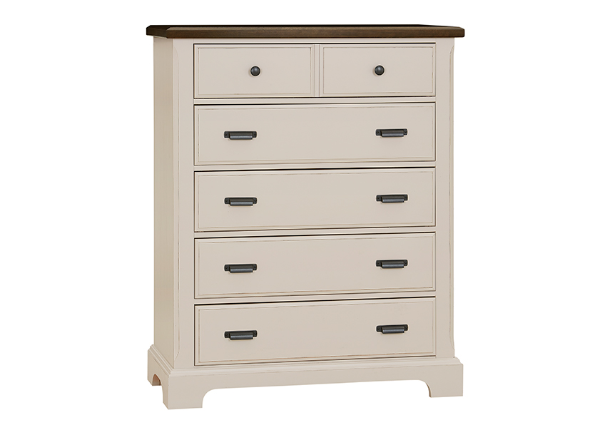 TWO-TONE CHEST -5 DRWR 