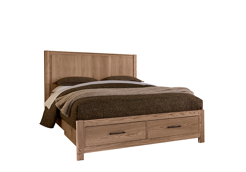 Radius Poster Bed with Footboard Storage 