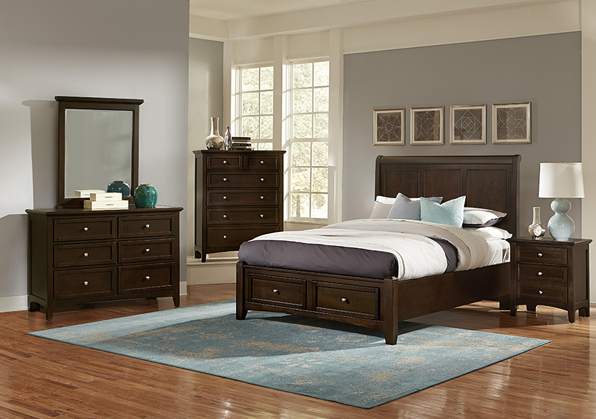 Vaughan bassett 6 drawer on sale dresser
