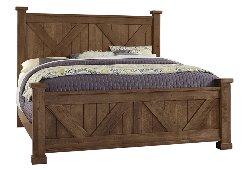 X Bed with X footboard