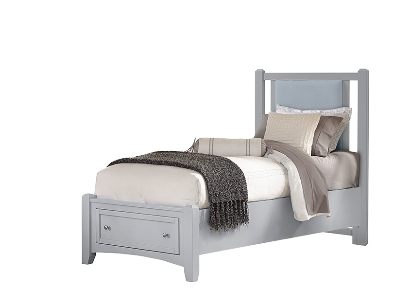 TWIN BLUE UPH STORAGE BED 3/3 