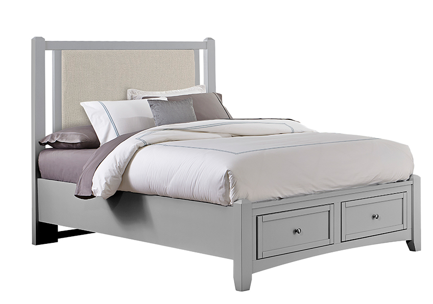 FULL GREY UPH STORAGE BED 4/6 