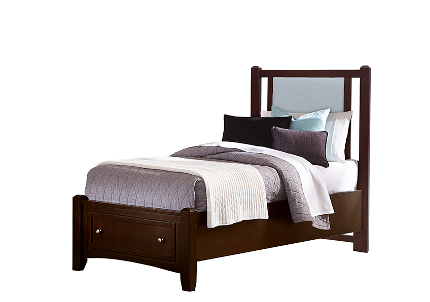 TWIN BLUE UPH STORAGE BED 3/3 