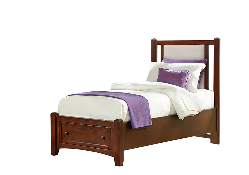 TWIN LINEN UPH STORAGE BED 3/3 