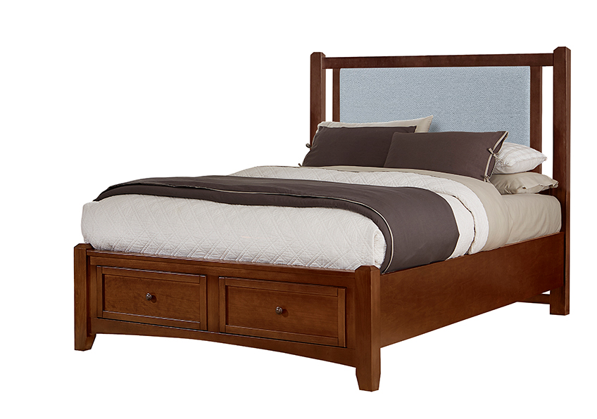 FULL BLUE UPH STORAGE BED 4/6 