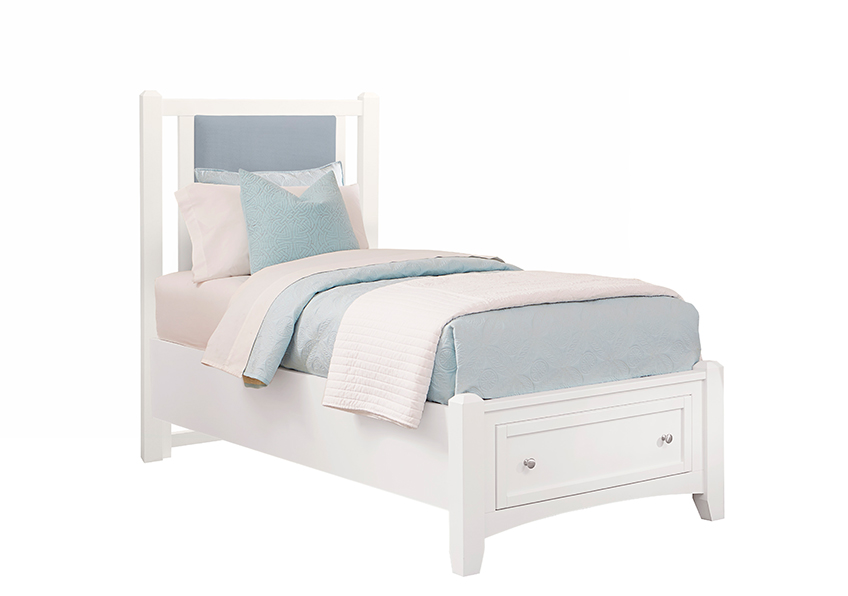 TWIN BLUE UPH STORAGE BED 3/3 