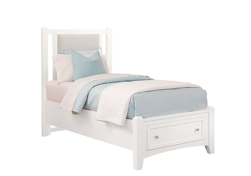 TWIN GREY UPH STORAGE BED 3/3 
